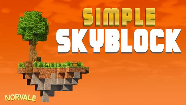 Thumbnail of the Minecraft Bedrock Marketplace product Simple Skyblock created by Norvale.