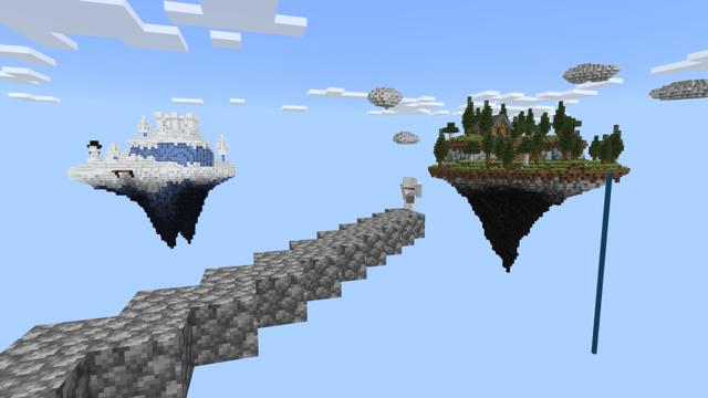 Screenshot of the Minecraft Bedrock Marketplace product SkyBlock XL created by Norvale.