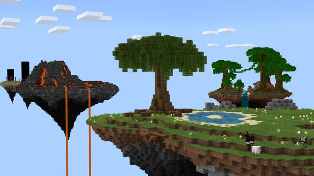 Screenshot of the Minecraft Bedrock Marketplace product SkyBlock XL created by Norvale.
