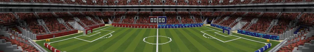 Panorama of the Minecraft Bedrock Marketplace product Soccer Fever created by Norvale.