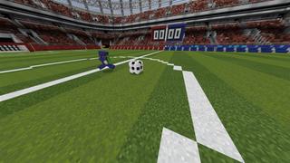 Screenshot of the Minecraft Bedrock Marketplace product Soccer Fever created by Norvale.