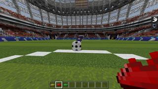 Screenshot of the Minecraft Bedrock Marketplace product Soccer Fever created by Norvale.