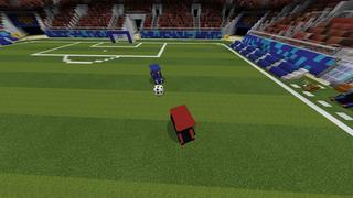 Screenshot of the Minecraft Bedrock Marketplace product Soccer Fever created by Norvale.