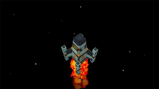 Screenshot of the Minecraft Bedrock Marketplace product Spacecraft created by Norvale.