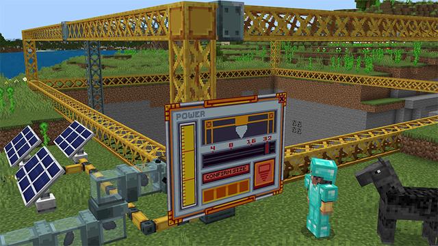 Screenshot of the Minecraft Bedrock Marketplace product Spacecraft created by Norvale.