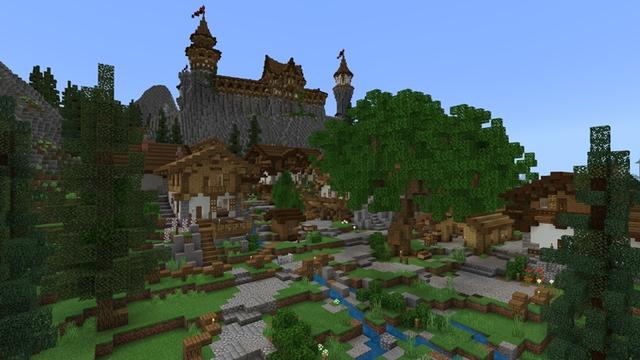Screenshot of the Minecraft Bedrock Marketplace product Stonehill Castle created by Norvale.