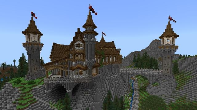 Screenshot of the Minecraft Bedrock Marketplace product Stonehill Castle created by Norvale.