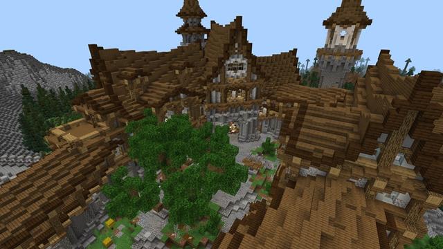 Screenshot of the Minecraft Bedrock Marketplace product Stonehill Castle created by Norvale.