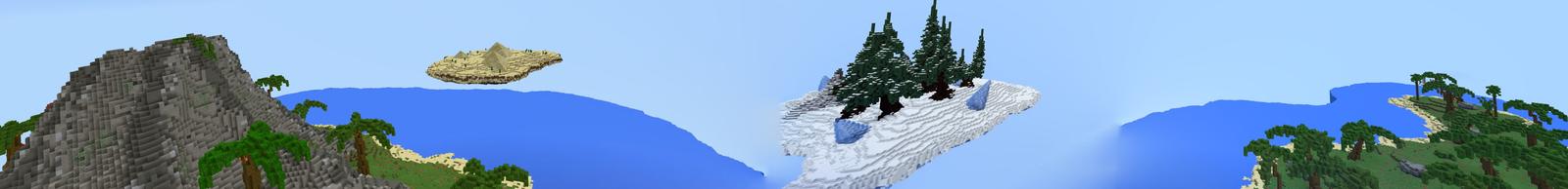 Panorama of the Minecraft Bedrock Marketplace product Stranded created by Norvale.