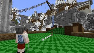 Screenshot of the Minecraft Bedrock Marketplace product SuperGolf created by Norvale.