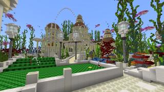 Screenshot of the Minecraft Bedrock Marketplace product SuperGolf created by Norvale.