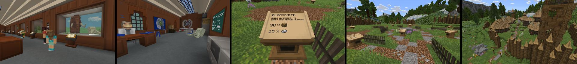 Panorama of the Minecraft Bedrock Marketplace product The Ice Age created by Norvale.