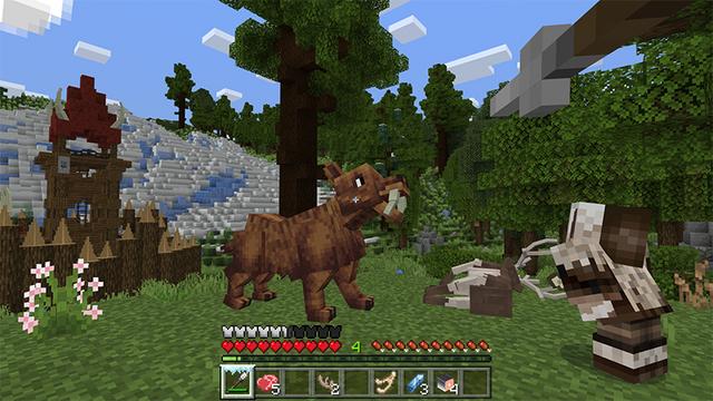 Screenshot of the Minecraft Bedrock Marketplace product The Ice Age created by Norvale.