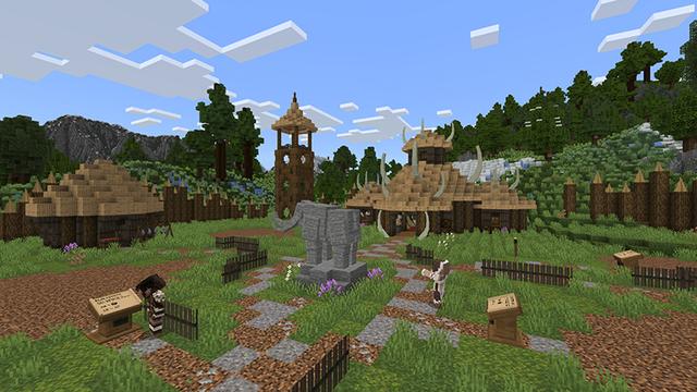 Screenshot of the Minecraft Bedrock Marketplace product The Ice Age created by Norvale.