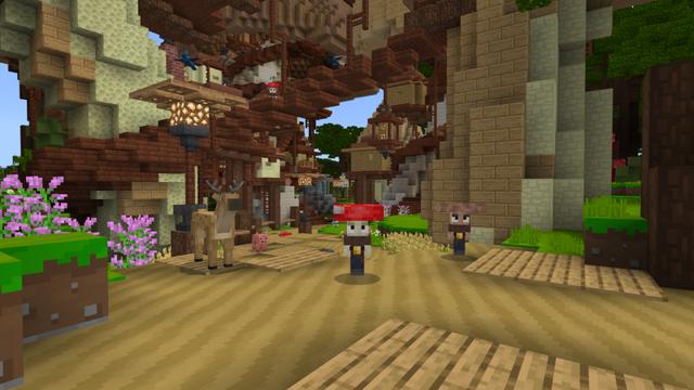 Screenshot of the Minecraft Bedrock Marketplace product Unicorn Kingdom created by Norvale.
