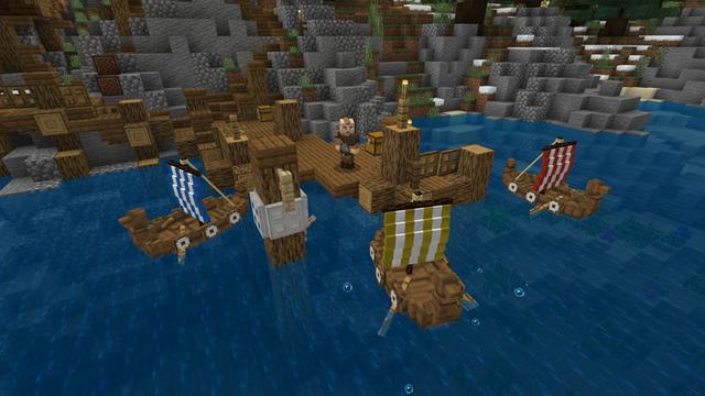 Screenshot of the Minecraft Bedrock Marketplace product Viking Adventure created by Norvale.