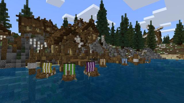Screenshot of the Minecraft Bedrock Marketplace product Viking Adventure created by Norvale.