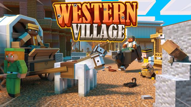 Thumbnail of the Minecraft Bedrock Marketplace product Western Village created by Norvale.