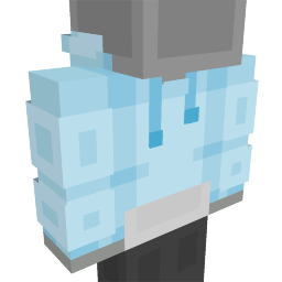 Thumbnail of the Minecraft Bedrock Marketplace product Baby Blue Techwear Hoodie created by NovaEGG.