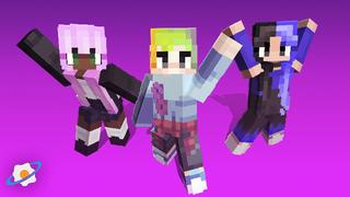 Thumbnail of the Minecraft Bedrock Marketplace product Crazy Haired Teens! created by NovaEGG.