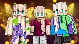 Thumbnail of the Minecraft Bedrock Marketplace product Fairytale Vs Modern Teens created by NovaEGG.