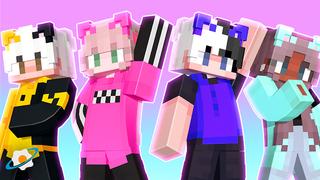 Thumbnail of the Minecraft Bedrock Marketplace product Neon Neko Cuties created by NovaEGG.