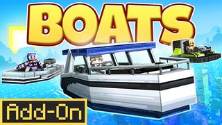 Thumbnail of the Minecraft Bedrock Marketplace product BOATS created by Novasoft.