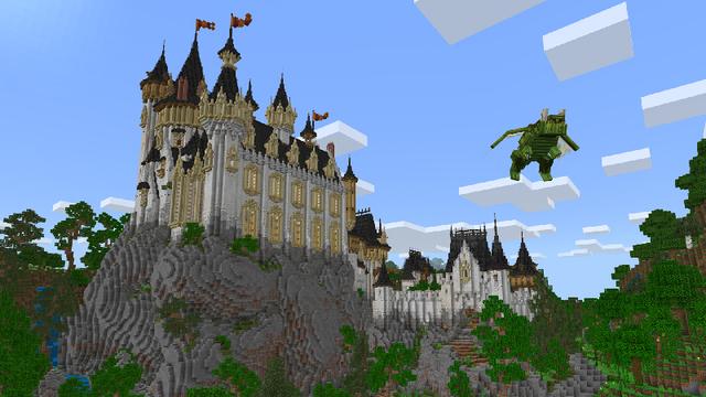 Screenshot of the Minecraft Bedrock Marketplace product CASTLE SIEGE created by Novasoft.