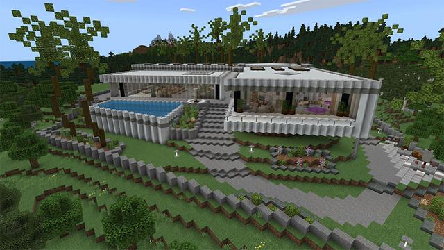 Screenshot of the Minecraft Bedrock Marketplace product CREATOR HOUSE created by Novasoft.