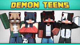 Thumbnail of the Minecraft Bedrock Marketplace product DEMON TEENS created by Novasoft.