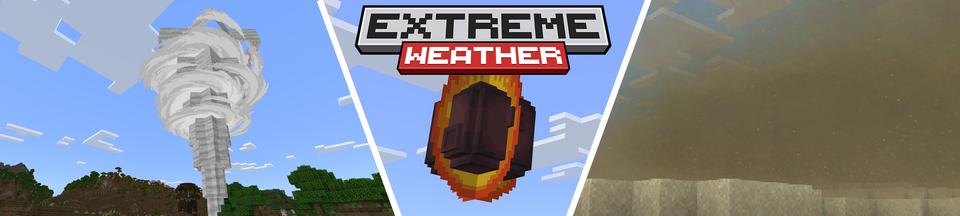 Panorama of the Minecraft Bedrock Marketplace product EXTREME WEATHER created by Novasoft.
