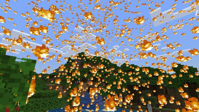 Screenshot of the Minecraft Bedrock Marketplace product EXTREME WEATHER created by Novasoft.
