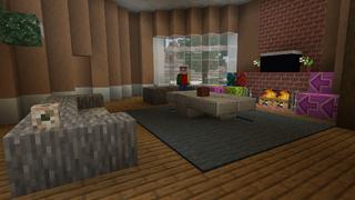 Screenshot of the Minecraft Bedrock Marketplace product FESTIVE HOUSE created by Novasoft.