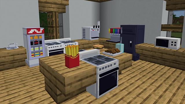 Screenshot of the Minecraft Bedrock Marketplace product FURNITURE created by Novasoft.