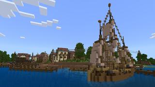 Screenshot of the Minecraft Bedrock Marketplace product Harbour Survival created by Novasoft.