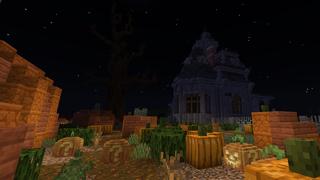 Screenshot of the Minecraft Bedrock Marketplace product Lucky Pumpkins created by Novasoft.