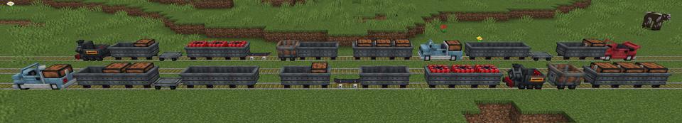 Panorama of the Minecraft Bedrock Marketplace product MINECARTS created by Novasoft.