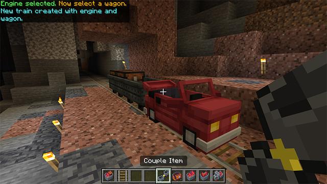 Screenshot of the Minecraft Bedrock Marketplace product MINECARTS created by Novasoft.