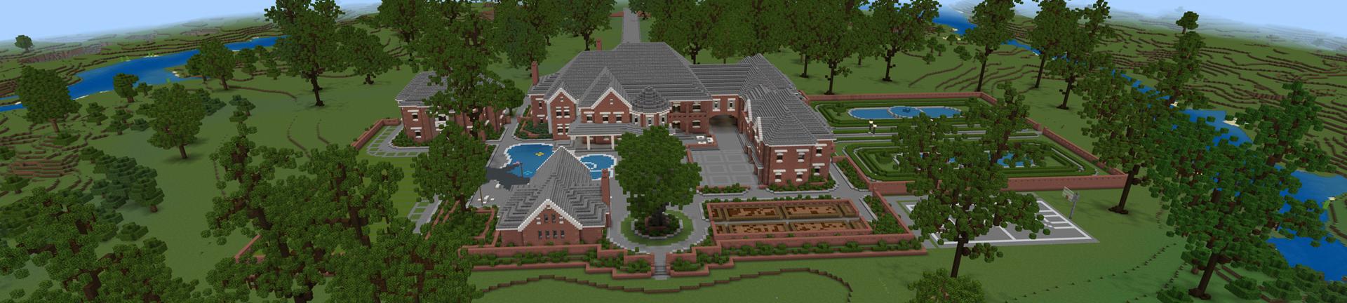 Panorama of the Minecraft Bedrock Marketplace product Modern House Roleplay created by Novasoft.