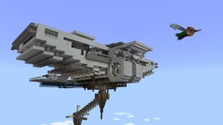Screenshot of the Minecraft Bedrock Marketplace product Modern Sky Base! created by Novasoft.