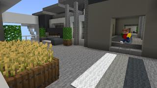 Screenshot of the Minecraft Bedrock Marketplace product Modern Sky Base! created by Novasoft.