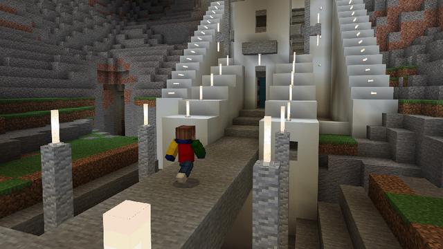 Screenshot of the Minecraft Bedrock Marketplace product Modern Sky Base! created by Novasoft.
