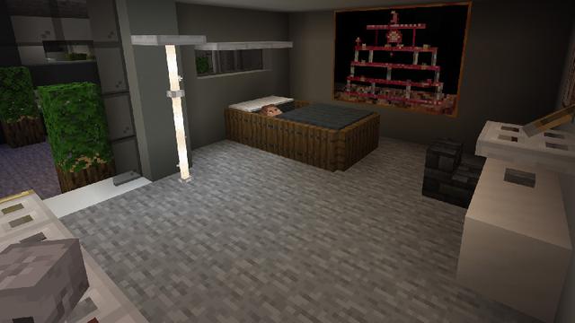 Screenshot of the Minecraft Bedrock Marketplace product Modern Sky Base! created by Novasoft.