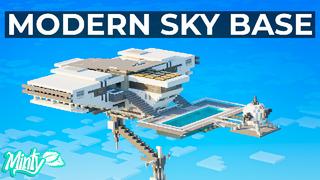Thumbnail of the Minecraft Bedrock Marketplace product Modern Sky Base! created by Novasoft.