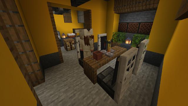 Screenshot of the Minecraft Bedrock Marketplace product Neighbourhood Bunkers created by Novasoft.