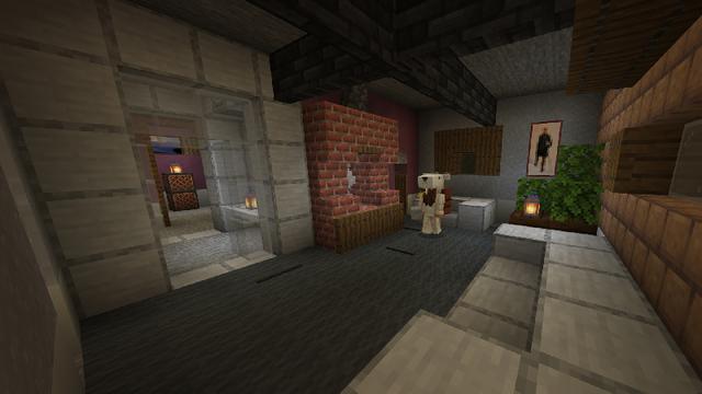 Screenshot of the Minecraft Bedrock Marketplace product Neighbourhood Bunkers created by Novasoft.