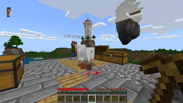 Screenshot of the Minecraft Bedrock Marketplace product ONE BLOCK BUT ON A SEED created by Novasoft.