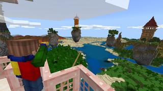 Screenshot of the Minecraft Bedrock Marketplace product ONE BLOCK BUT ON A SEED created by Novasoft.
