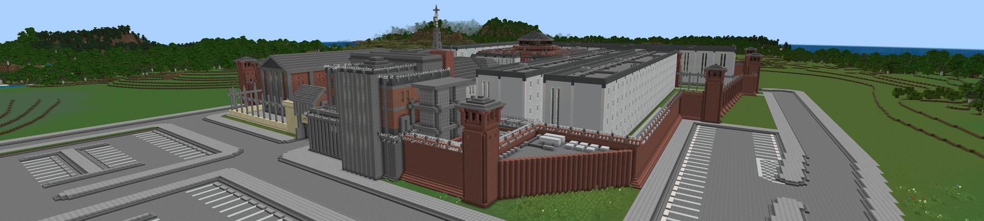 Panorama of the Minecraft Bedrock Marketplace product PRISON ROLEPLAY created by Novasoft.