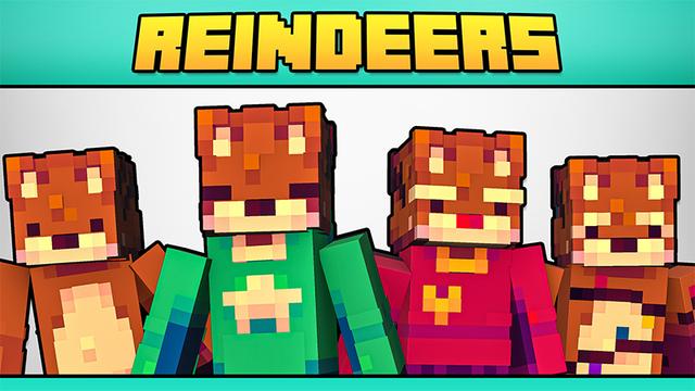 Thumbnail of the Minecraft Bedrock Marketplace product REINDEERS created by Novasoft.